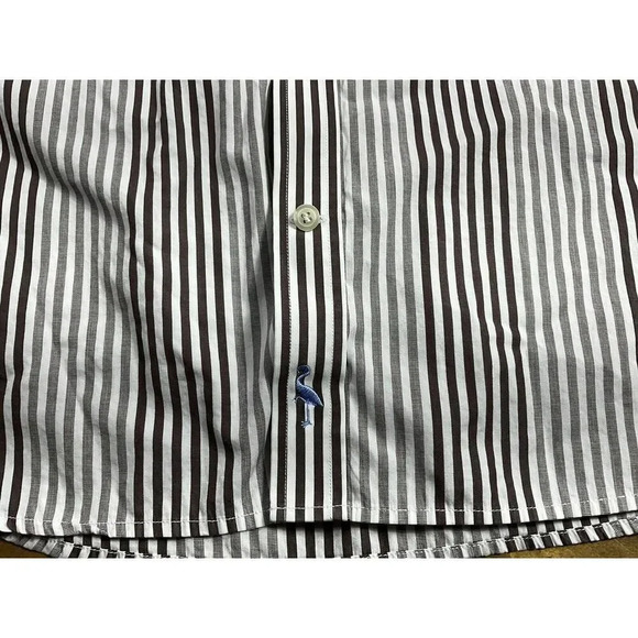 Tailorbyrd Mens Size Large Stripe Long Sleeve Button Down Shirt 2-Ply Yarn - Picture 8 of 12